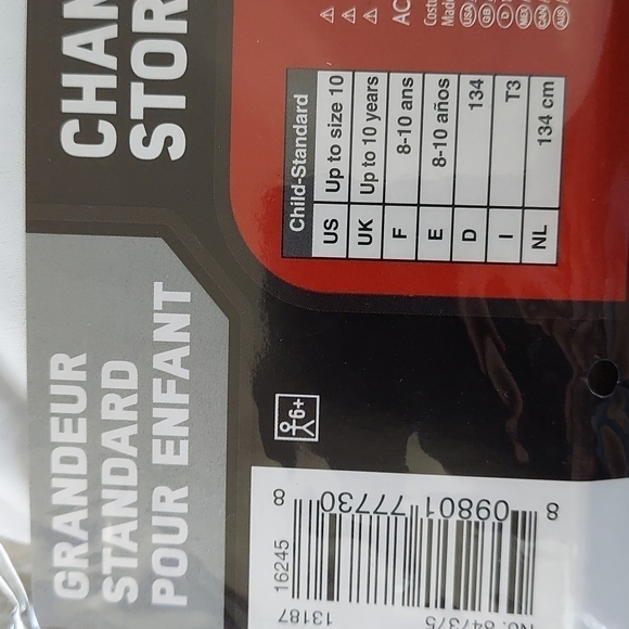 NWT Kids Star Wars Stormtrooper Muscle Shirt Costume - Picture 5 of 7